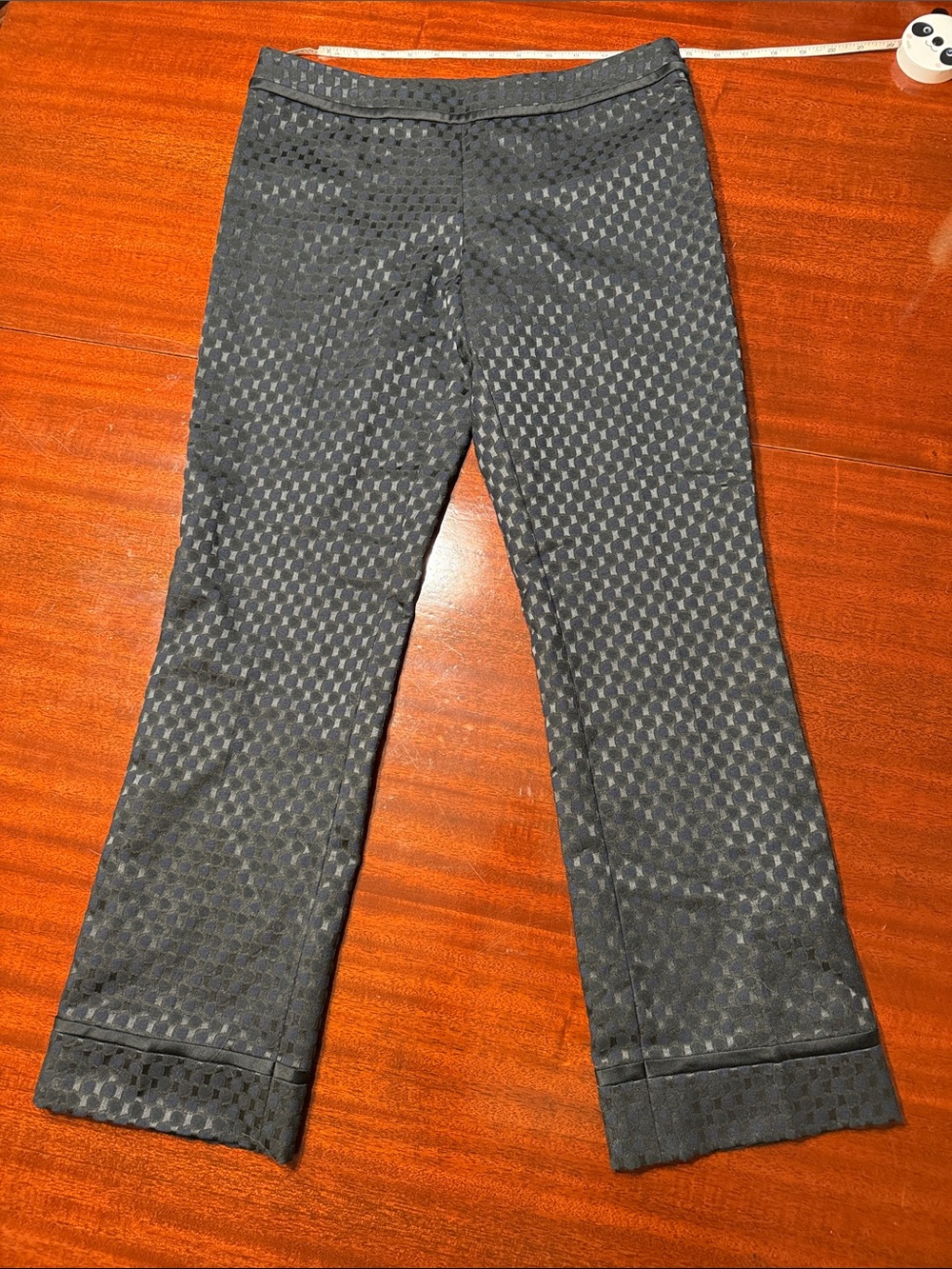 LN Tory Burch cropped jacquard trousers
